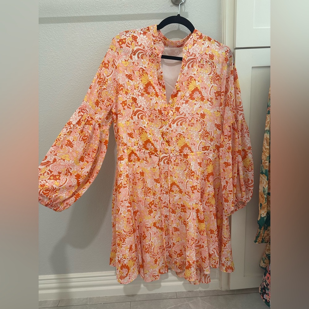 Floral Print Women's Dress